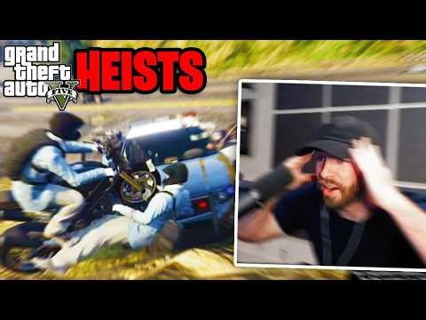 The Parachute Incident of GTA 5 Heists!