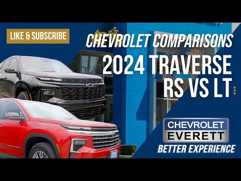 2024 Chevy Traverse RS vs LT | Traverse Trim Comparison