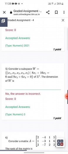 Week 4 maths 2 graded assignment #iitmadrasonlinedegree #maths2 #iitm