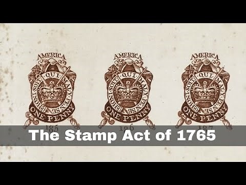 1st November 1765: The Stamp Act went into force in the Thirteen Colonies