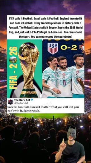 It's Football, Not Soccer 🇺🇸🤡#Shorts #USMNT #WorldCup2026 #FootballvsSoccer