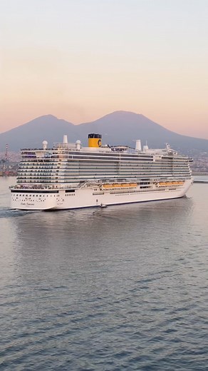 Costa Toscana Sailing into the Sunset ✨💙 #costatoscana #cruiseship #cruisetravel Costa | Cruises Passion