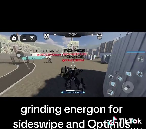 Transformers Crossfire: Grinding Energon for Sideswipe