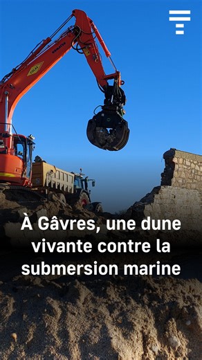 Le Télégramme | À Gâvres (56), d’importants travaux sont en cours sur le site de la Pyrotechnie. L’objectif est de détruire un mur et reconstruire une dune... | Instagram