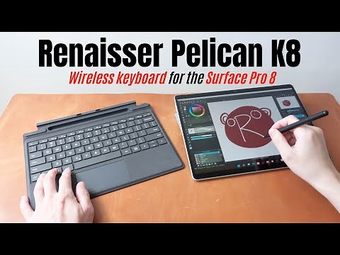 Renaisser Pelican K8 wireless keyboard for the Surface Pro 8