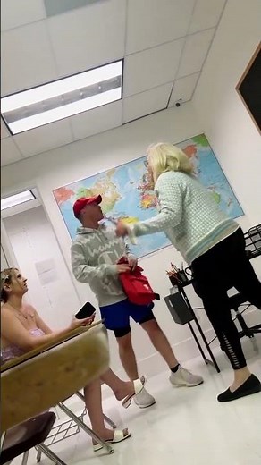 Teacher kick DISRESPECTFUL student OUT OF CLASS 👊🏻💥