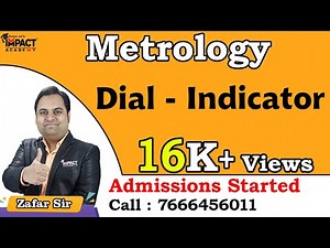 Dial - Indicator | Metrology | Mechanical Engineering #engineering #zafarsir #gateexam #2024