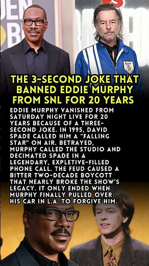 The 3-Second Joke That Banned Eddie Murphy for 20 Years