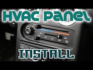 So Much Better! New Mazda HVAC Panel Install Miata DIY
