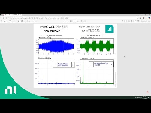 Automating NI DIAdem Reports with NI LabVIEW API | NI cDAQ and FlexLogger | LabVIEW+ Demo