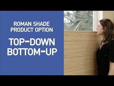 Top Down Bottom Up Bamboo Shades Demo