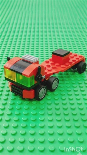 LEGO Mini Truck with Trailer | Easy LEGO Build | LEGO Vehicle #Shorts #LEGO #LEGOTruck #LEGOBuild