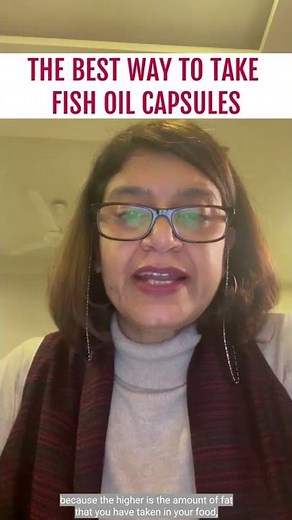 Best Way To Take Fish Oil Capsules - Dr Seema Sharma #shorts