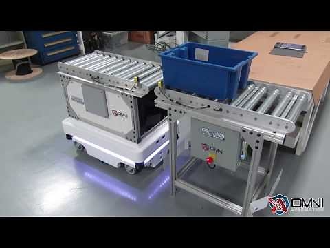 MiR 100 Robot - Top Module Roller Conveyor