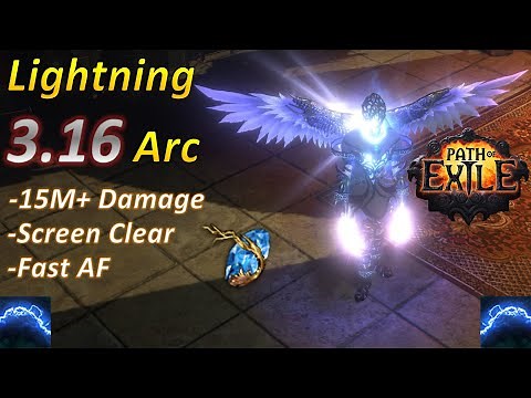 [3.16] The Strongest Arc Lightning Elementalist build Returns - Path of Exile Scourge