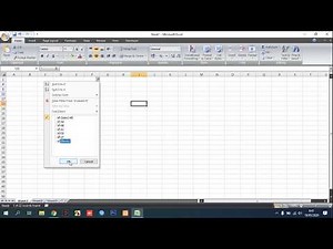 Create Dropdown Filter in Excel