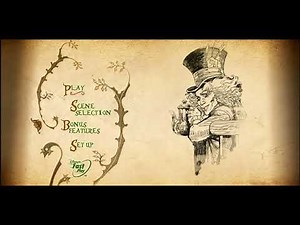 Alice in Wonderland (2010) - Dvd Menu Walkthrough