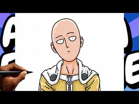 How to Draw Saitama One Punch Man Easy Step by step