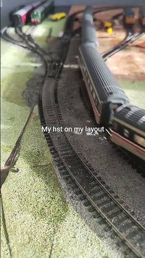 HST on my layout #train #hst#class43#modelrailway
