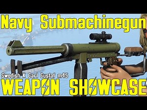 Fallout 4: Navy Submachinegun (Swedish K Carl Gustaf M45) - Weapon Mod Showcase