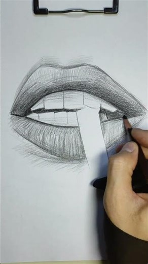 “Smoking Lips Drawing – Timelapse”