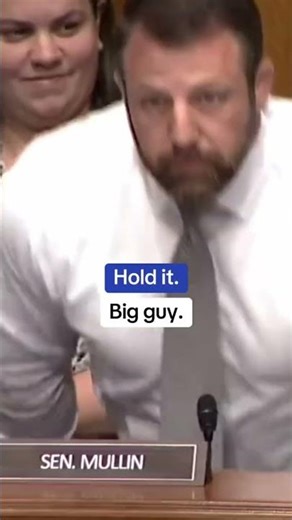 GOP senator challenges union head to fight during Senate hearing #shorts