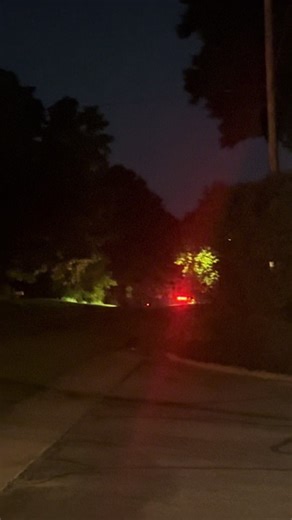 Lowell Engine 3 Firetruck Response at Night