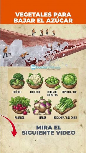 Los MEJORES 7 VEGETALES para ¡BAJAR EL AZÚCAR! Respaldo científico