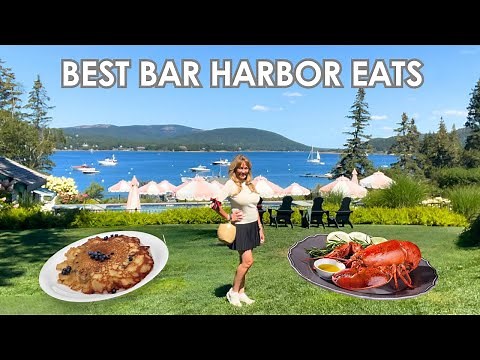 🦞 Best Places to Eat in Bar Harbor, Maine 🥂 Breakfast, Lunch, Lobster, Dinner & Drinks Food Guide