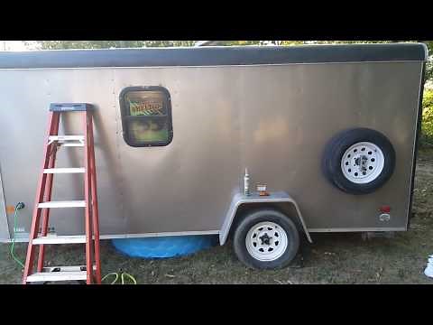 How to Reseal Cargo Trailer RV Roof Dicor Lap Sealant from Amazon