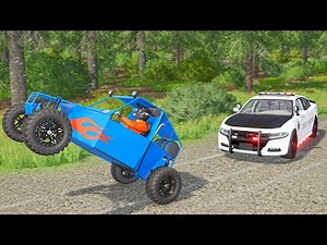 GO KART Evading the POLICE on Mountain Trails
