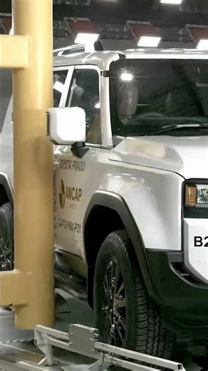 Toyota Land Cruiser / Prado 2024 Crash Test #toyota #automobile