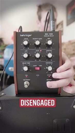 Behringer BM-14M Analog DELAY ... delay ... ᵈᵉˡᵃʸ ... #behringer #BM14M #pedals #guitar #demo