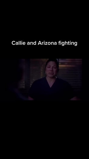 Emotional Fight Between Callie and Arizona in Grey's Anatomy