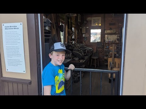 A cool little machine shop at the Scottsdale Railway Park in Arizona