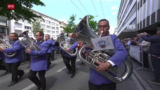 Musikverein Brass Band Liesberg – Marche des Contrées  I EMF26 Biel Bienne - EMF26: Die Parademusik – La concurrenza da marschar – Le concours de marche – Concorso di musica di parata - Play RTR