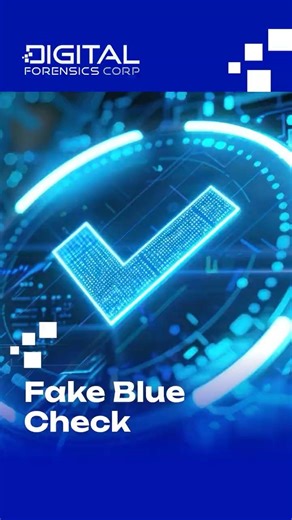 Fake Blue Check Scam