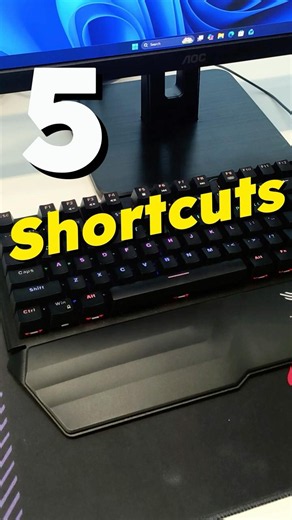 5 Windows Shortcuts You'll Use Every Day #pctips #techtips
