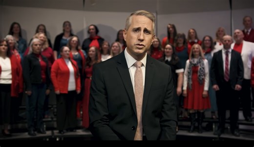 WATCH: Rexburg choirs partner with actor Kirby Heyborne for Christmas music video - East Idaho News