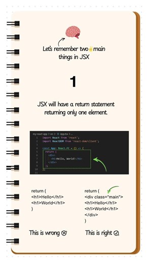 JSX Rules Every Beginner Must Know | React Basics