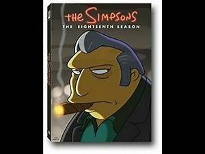 Opening To The Simpsons:The 18th Season 2017 DVD