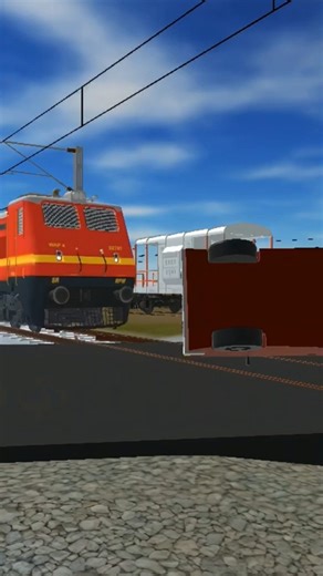 train car🚨Superfast Exp. Trains Fast Crossing Railroad Train Simulator Game #train #trainsimulator