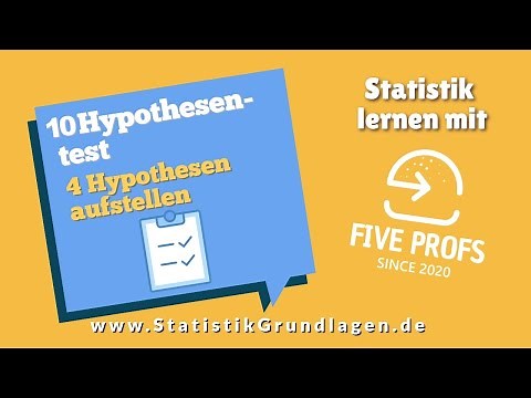 10.4 Hypothesentest Signifikanztest | Hypothesen aufstellen