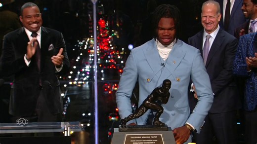 773K views · 8.7K reactions | "[Deion Sanders] is more than a coach to me, he's another father for me. ... He don't know what he did for me, but it changed my life forever." Travis Hunter reflected after winning the Heisman on SportCcenter  | SportsCenter | Facebook