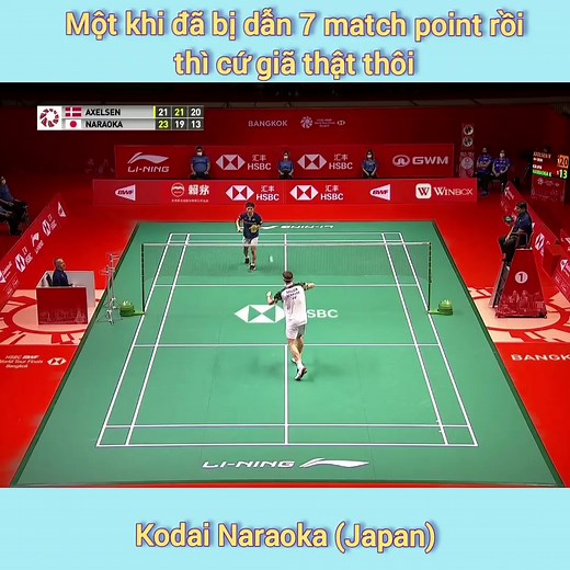 451K views · 5.1K reactions | Kodai Naraoka - tay vợt trẻ 21 tuổi của Nhật Bản thi đấu sòng phẳng trước tay vợt số 1 thế giới Axelsen tại BWF World Tour Finals. Mecalo Badminton Club #BWFWorldTourFinals #naraoka #axelsen #badminton #caulongbia | Mecalo Badminton Club | Facebook