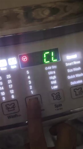 الغاء رمز CL فى غسالة LG توب لود لا تشتغل | Cancel the CL code LG top-load washing that won't work | خبير الاجهزة Ahmed Ali DIY