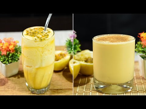 Receta refrescante: Cómo hacer Cóctel y Frozen de Maracuyá-Cóctel de Maracuyá y Frozen