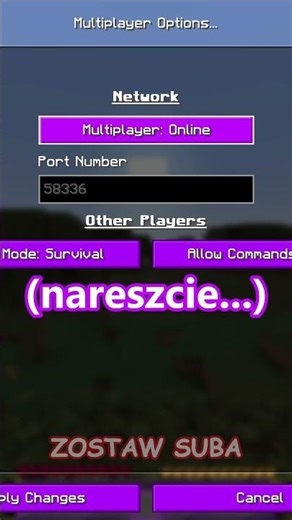 Darmowy MULTIPLAYER w Minecraft JAVA EDITION? 🤑 #minecraft #shorts