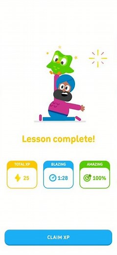 Duolingo - Lesson complete ✅ sound effects