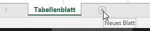 📁 Excel Tabellenblatt einfügen, umbenennen, verschieben